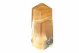 Polished Banded Honey Calcite Obelisk - Pakistan #266916-1